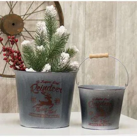 2/Set, Reindeer Buckets