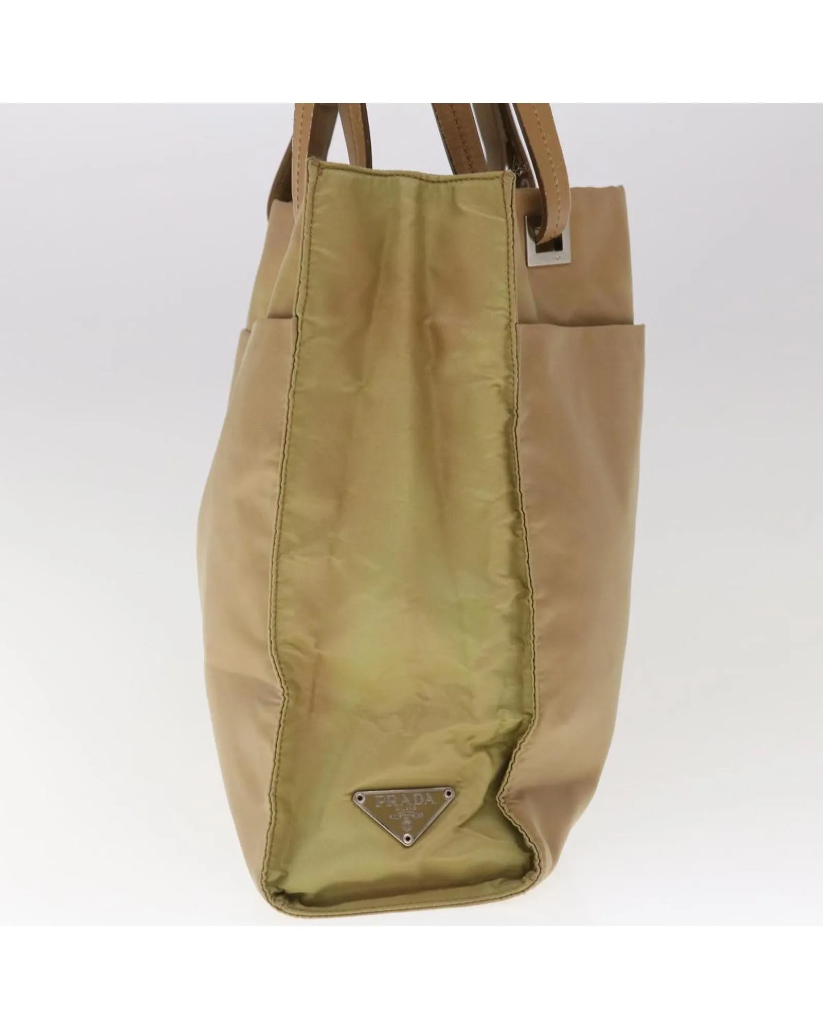 Beige Nylon Tote Bag by Prada - Authentic