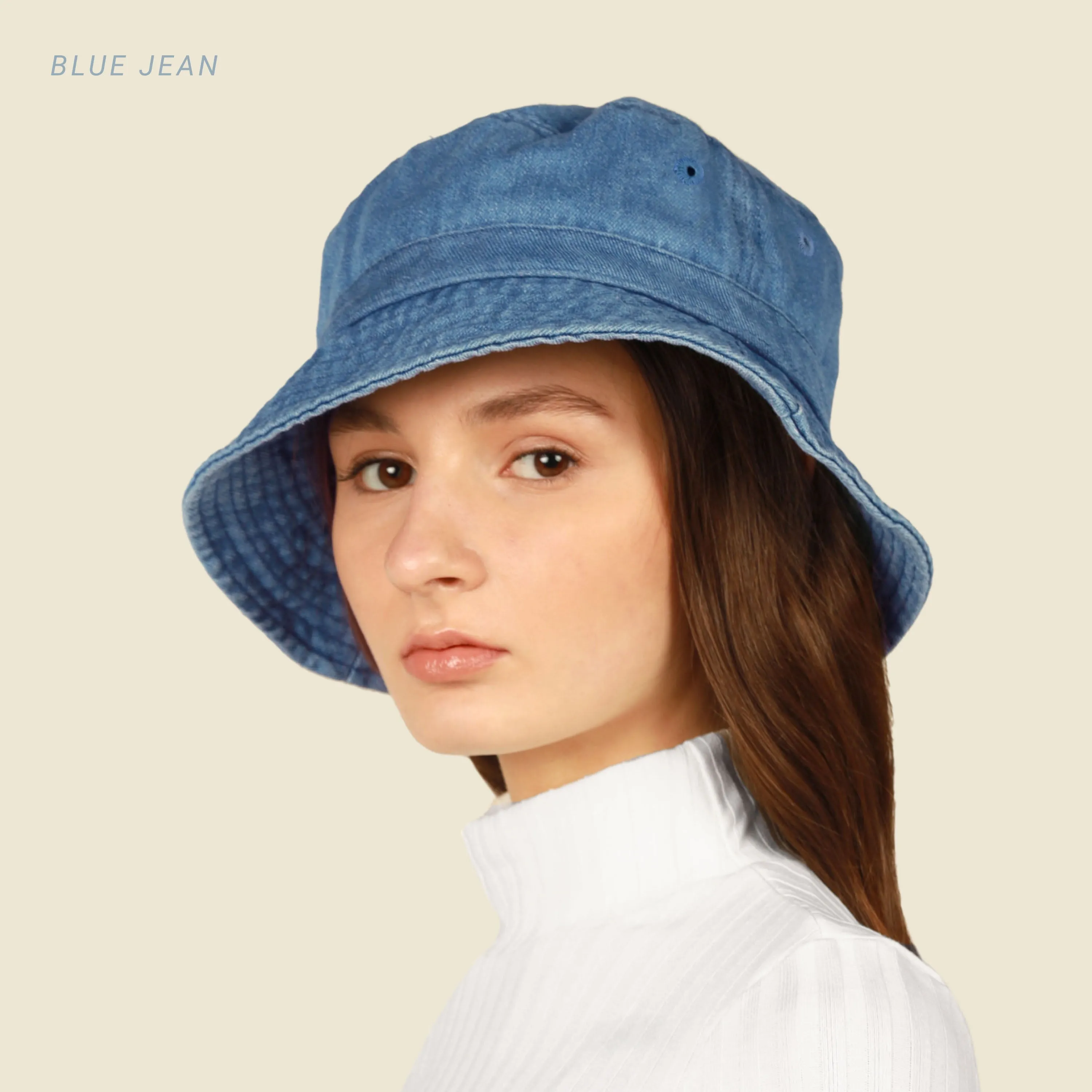 Classic Washed Cotton Bucket Hat