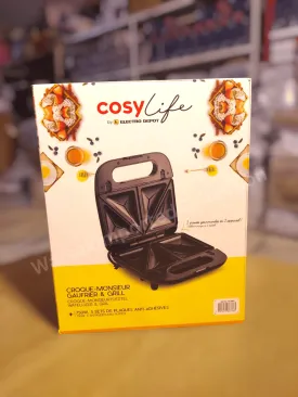 COSY Croque 3 in 1 Sandwich, Waffle & Grill Maker