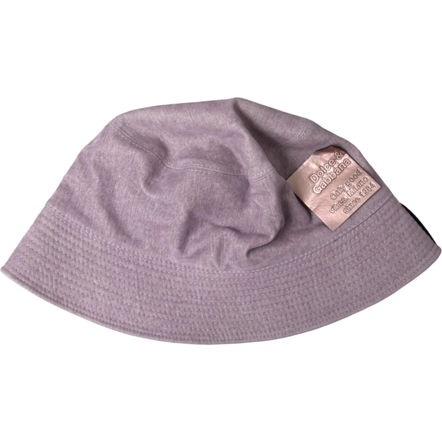 Dolce & Gabbana Light Brown Nylon Canvas Bucket Hat Men