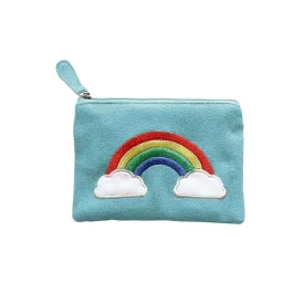 Felt Rainbow Coin Purse