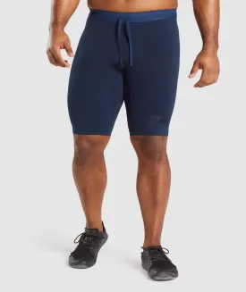 Gymshark 315 1/2 Tight Shorts - Navy