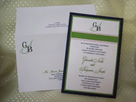 Initials on envelope