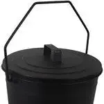 JVL Charnwood Coal Fire Bucket Log Holder - 28 x 32cm