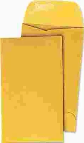 Kraft Coin Envelope #3 Light Brown 500/Box