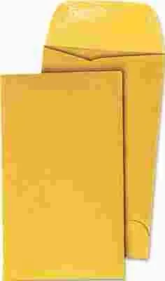 Kraft Coin Envelope #7 Light Brown 500/Box