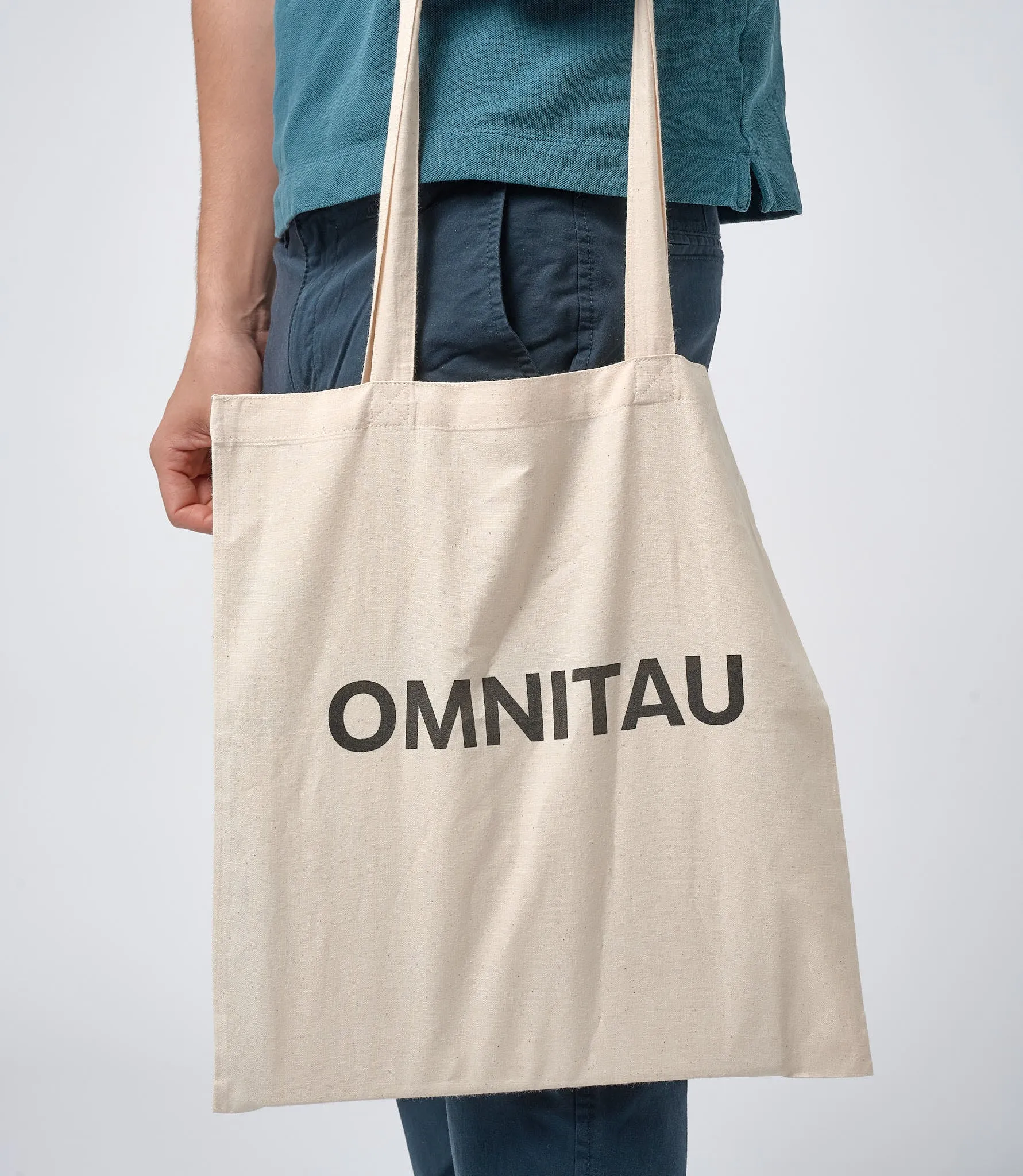 Omnitau Adult Unisex Organic Cotton Life Carrier Tote Bag - Cream