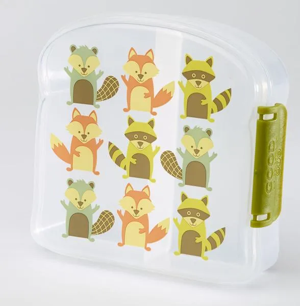 SugarBooger Sandwich Box Met Vakjes | What did the fox eat