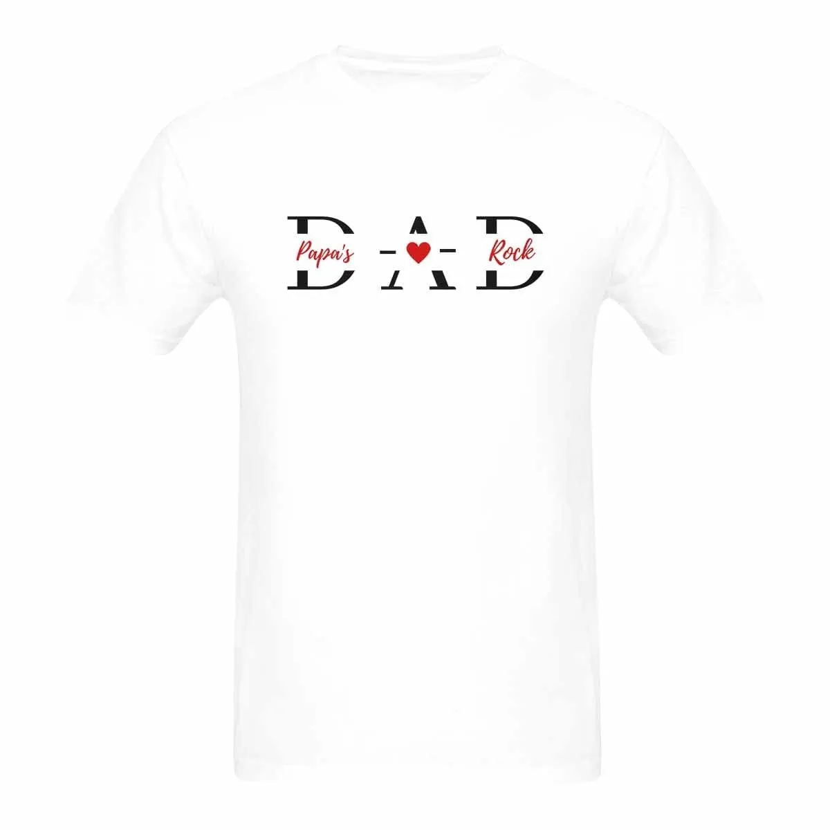 Uniquely You Mens Short Sleeve T-Shirt /  Papa's Rock       Graphic Tee