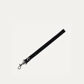 Wristlet Strap Attachment | Black   Silver Hardware